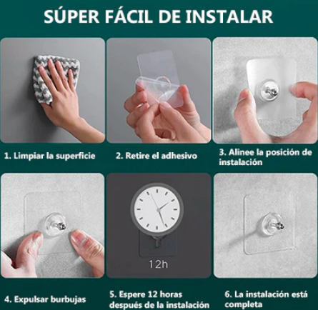 Gancho de Pared Adhesivo