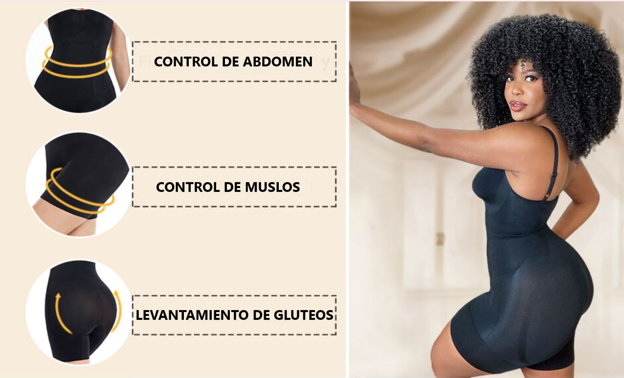 BodySharp© Modelador de cuerpo, control abdomen y realza gluteos