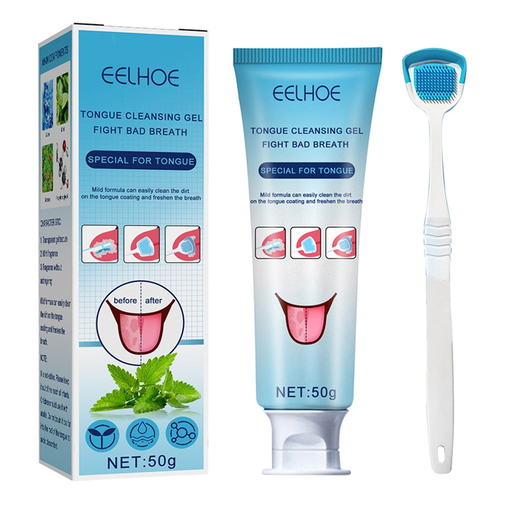 Gel limpiador de gérmenes para lengua - Fresh Breath™